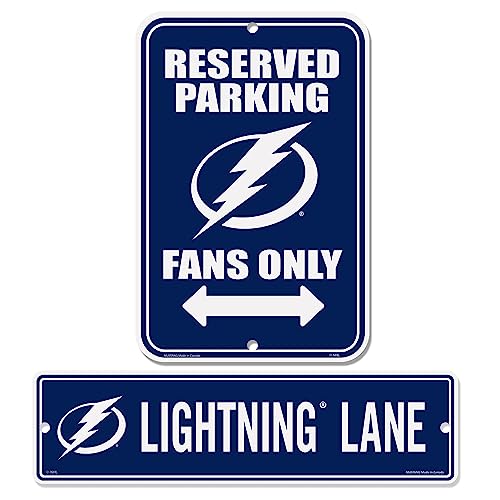 Tampa Bay Lightning Parking & Street 2 Pack Sign Set