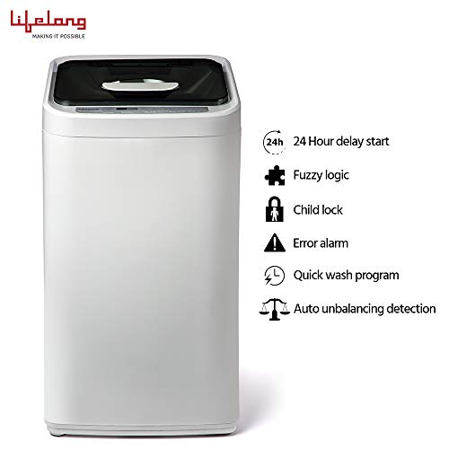 Image of Lifelong Swing 5.0 Kg Fully-Automatic Top Loading Washing Machine Appliance (LLATWM07, White)