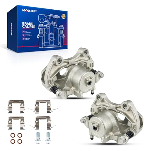 Image of KAX Disc Brake Caliper Assembly Fit for Nissan Altima 2005-2006 2.5L, Altima 2002-2004, Maxima 2002-2003, Altima 2005-2006 3.5L, Infiniti I35 2002-2004, Front Left and Right 2PC