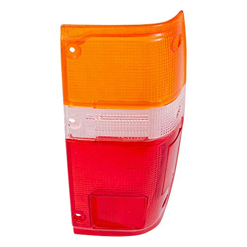 Brock Replacement Passengers Taillight Tail Lamp Lens Compatible with 84-89 Pickup Truck SUV 8155189133