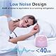 MICTUL Ultraschallreinigungsgerät 45000Hz UV Ultraschallreiniger, 200ML Tragbar Ultrasonic Cleaner Dental Pod für Zahnersatz, Retainer, Aligner, Zahnschiene, Prothesen, Schmuck (ROSA)
