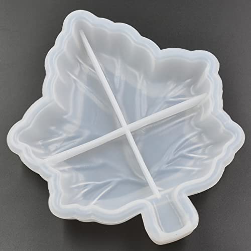 Qttlli YW32298624525MD Maple Leaf Ashtray Epoxy Mold Diy Resin Casting Leaf Shape Ashtray Plate Silicone Mold thumb #4