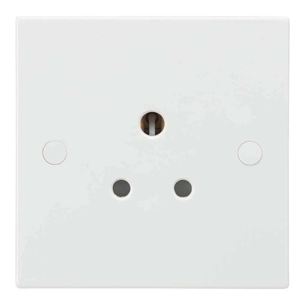 5A Unswitched Round Pin Socket