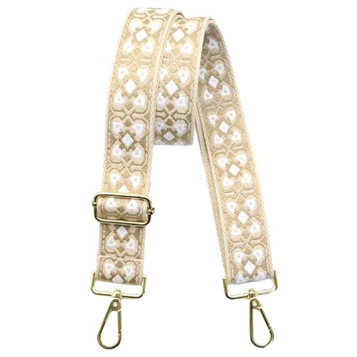 Image of Wide Purse Strap Replacement Crossbody Canvas Shoulder Bag, Universal Adjustable Straps for Bags(55 inchLong)