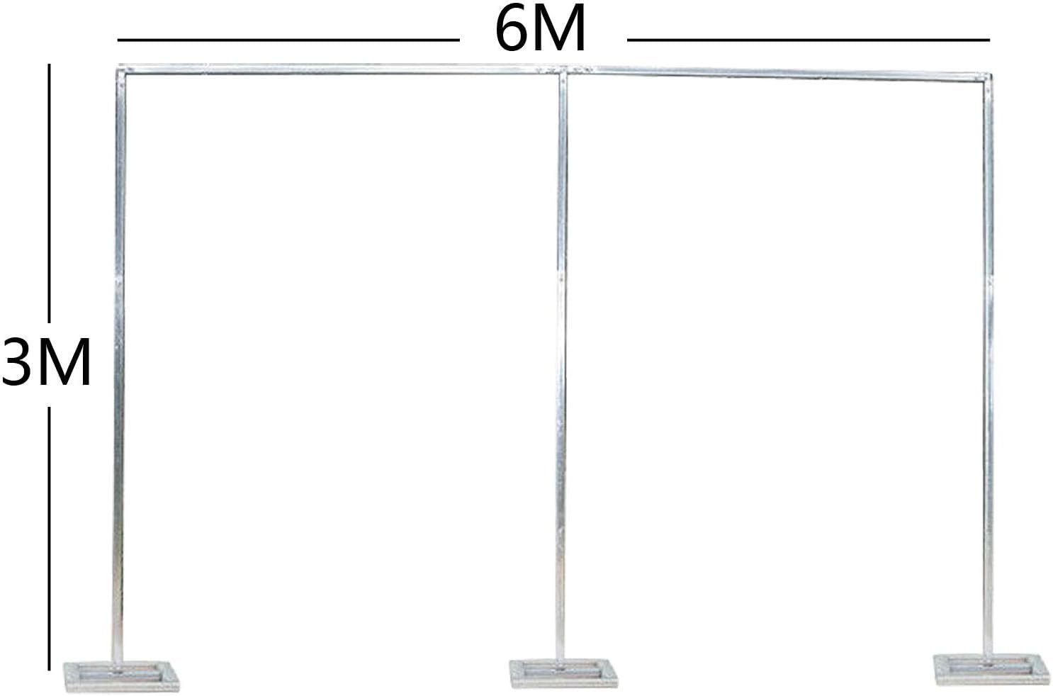 3 x 6 m, per matrimoni, feste, backdrop stand pipe, adatto per matrimoni, compleanni, baby shower