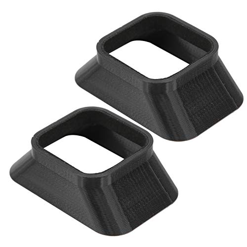 2 piezas parasoles para lente livianos, resistentes y portátiles de plástico duro para cámara miniatura 7