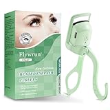 Heated Eyelash Curler - Fast Heat up Within 5s - 24 Hours Long Lasting - Rechargeable Electric Eyelash Curler - Temperature Control - Safe Anti-Burn Lash Curler - Quick Natural Curling Eye Lashes