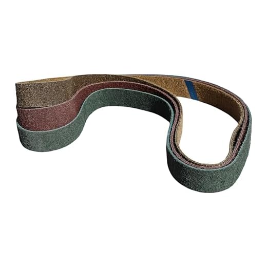 3 Pack 2 X 72 Inch Sanding Belts