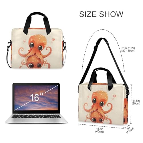 Bolso Maletín para Portátil Octópodos 13-15.6 Pulgadas miniatura 4