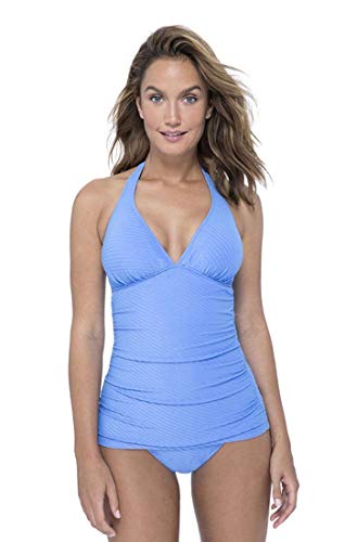 Profile by Gottex Women's Standard Halter V-Neck Tankini Top Swimsuit