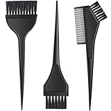 3 Stücke Haar Färbemittel Färbebürste Haar Färbemittel Kamm Bürsten Kit Bleichfarbe Applikator Werkzeuge für Haar Friseur Salon