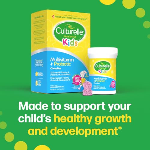 Culturelle Kids Multivitamin + Probiotic Chewable, Ages 3+, 50 Count - image 7