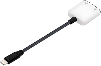 cablecc Adattatore in vetro AR 2 in 1 da 3,94 pollici, USB C da 1 a 2, splitter di ricarica dati, supporto USB 2.0/8K a 60 Hz, PD100W, compatibile con Switch/Steam Deck/Rog Ally/Phone/Tablet, bianco