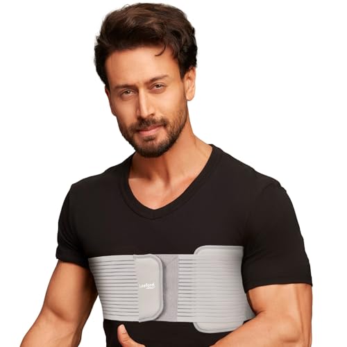 Image of Leeford Ortho Rib Compression Belt for Men and Women, Size M | Chest Support and Binder, Rib Fracture, Injury & Pain Relief