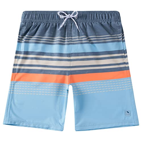 Boys Swim Trunks UPF 50+ Quick Dry Toddler Beach Board Shorts Kids Bathing Suit Youth Swimwear with Mesh Lining