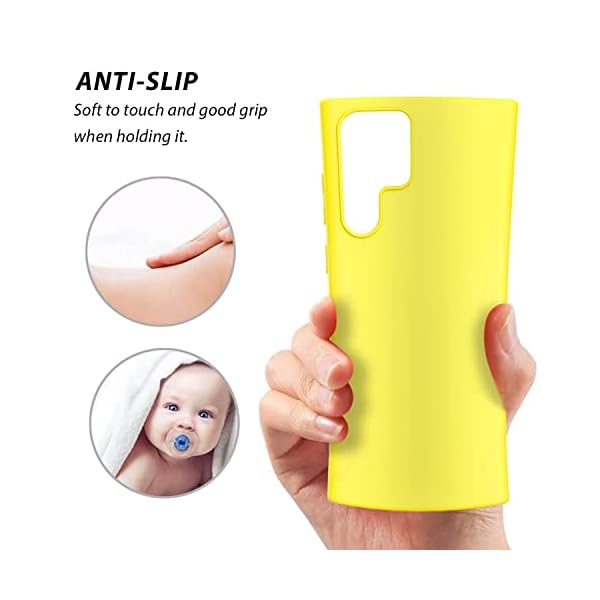 ZUSLAB Real weiche silikonhülle Kompatibel mit Samsung Galaxy S22 Utra Hülle Zoll (2022), Liquid Silicone Anti-Scratch… – Bild 5