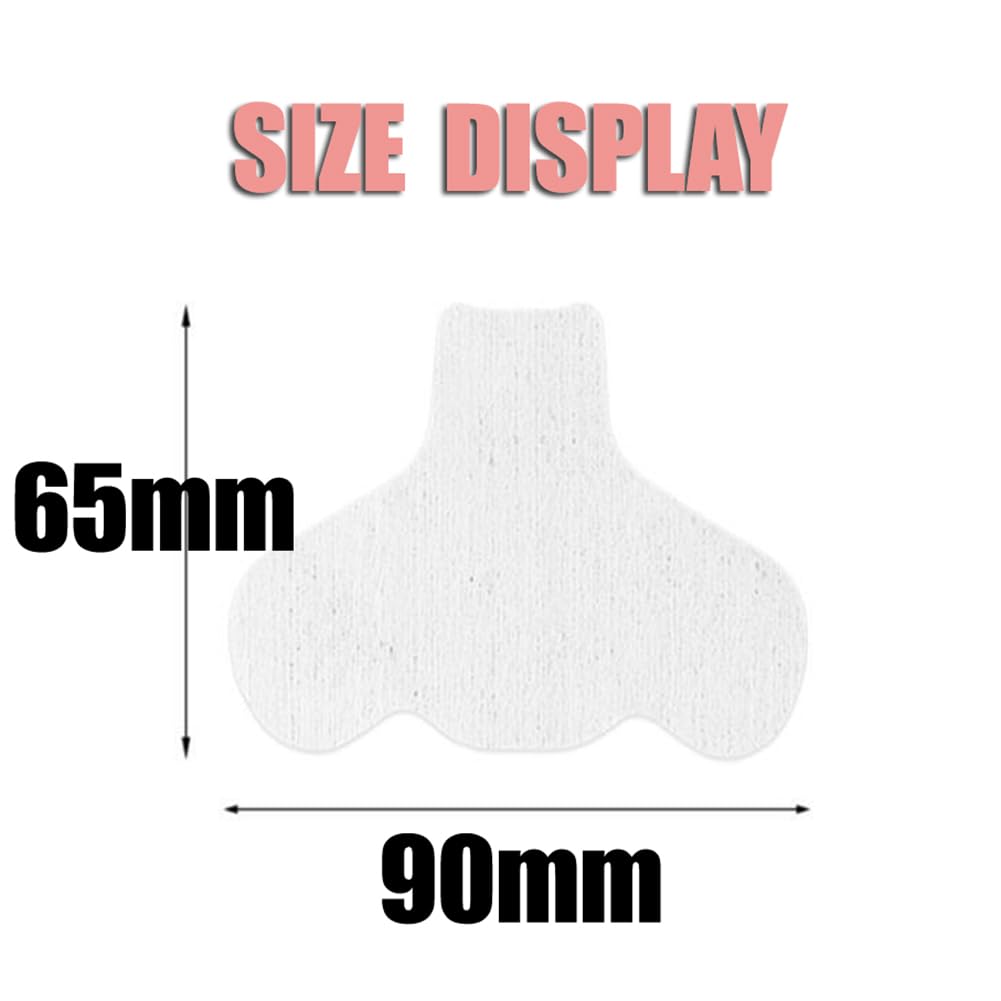 100PCS Disposable Non-Woven Cotton for Nose Nose Patches Nose Compressed Strips Nose Cotton Pad T Zone Mask Towel Sheet Toner Lotion Paper for Spa and Skin Care - Image 2