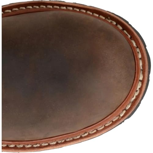 Carolina Boots Well X 12” Waterproof Comp Toe Ranch Wellington Logger - Men's Durable Tan Leather Work Boot for Tough Jobs3