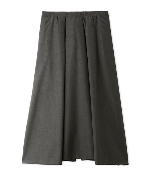 ミラオーウェン] タックデザインテールフレアスカート
