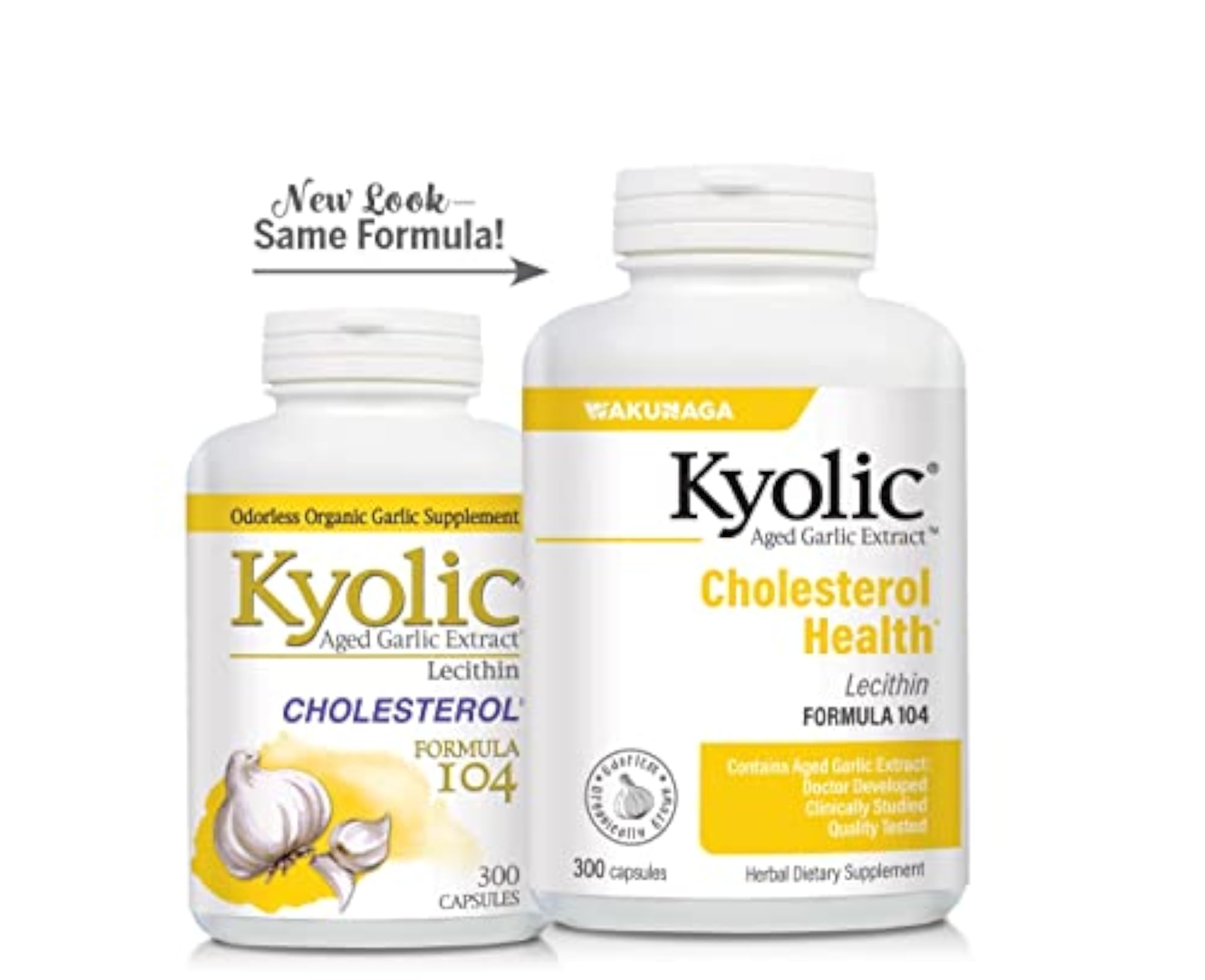 Aged Garlic Extract Cholesterol Formula, 300 Capsules