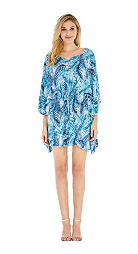 Image of Hawaii Hangover Family Matching Hawaiian Clothes, Simply Blue Leaves | Family matching Hawaiian outfits, Simply Blue Leaves, lightweight rayon, machine washable, tropical leaf print, luaus
