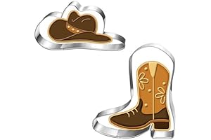 Cowboy Cowgirl Cookie Cutter Set: Step into the Wild Wild West