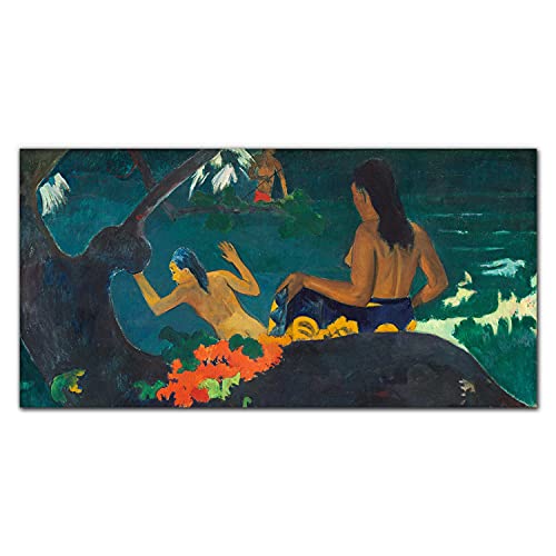 Photo sur verre 100x50cm anti-poussière tableau moderne Tahiti pour séjour