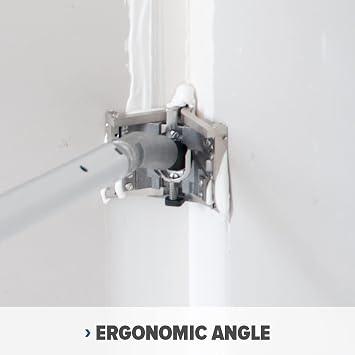 ASGARD Angle Head Adapter - PRO GRADE Metal Drywall Taping Adapter