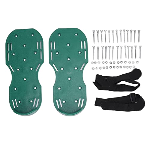 GIMOCOOL Zapatos de aireador de césped Verde, Zapatos con Pinchos para acondicionador de Suelo con Pinchos Cortos de 1,65