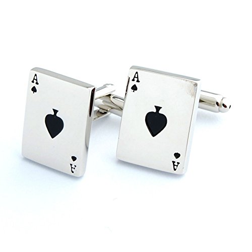 Men's Classic Shape Funny Playing Cufflinks with Gift Box