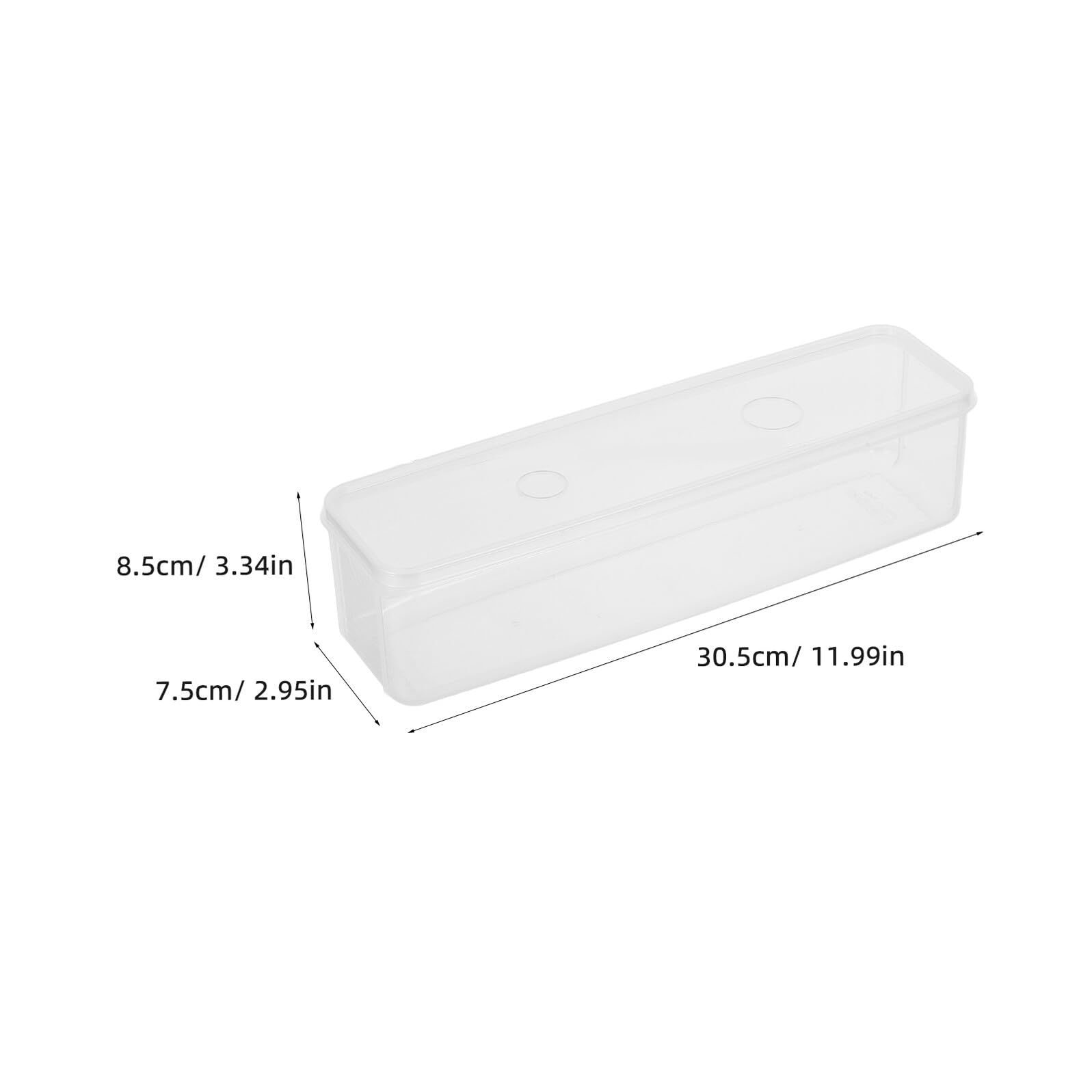 Boîte de Conservation pour Spaghettis Rectangulaire 6 Pièces en Pp