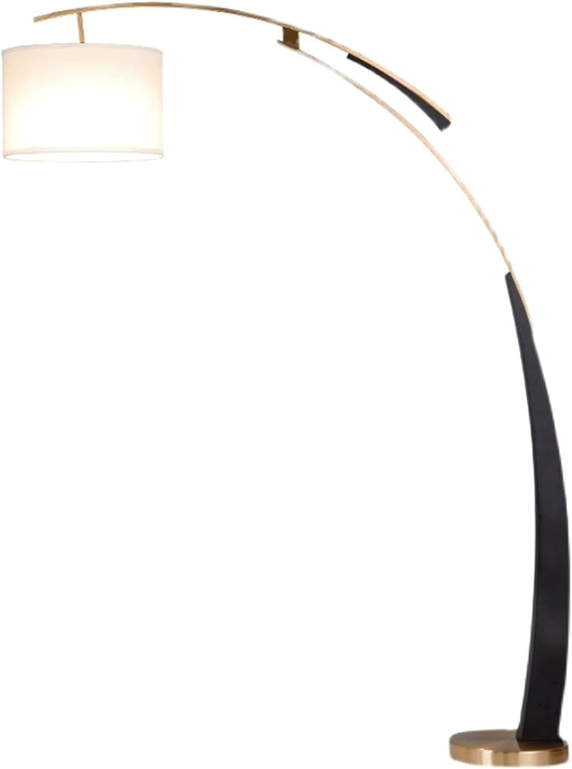 Lampadaire canne à pêche en métal galvanisé robuste pour grand canapé moderne de salon