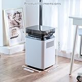 Katenpo Portable Dehumidifier with Pump: 80L/Day, 8L Tank, Smart Humidity Control, Energy Efficient Air Dryer for Bedroom/Bathroom/Basement/Garage, Laundry Drying, Quiet Home Dehumidifier for Damp - Image 8