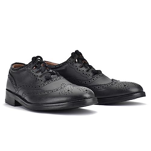 Image of Standard Piper Ghillie Brogues UK 6.5 Black