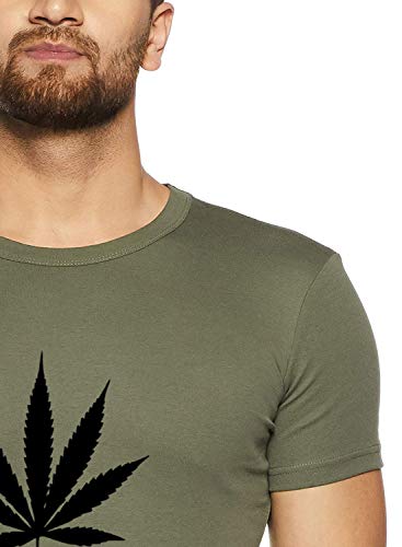 Image of ADRO Men's Solid Regular Fit T-Shirt