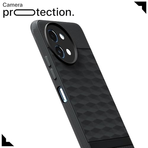 Image of Shockproof Case for Vivo Y38 5G / Y58 5G | Full Camera Protection | TPU Flexible Back Cover for Vivo Y38 5G / Y58 5G (Matte Black)