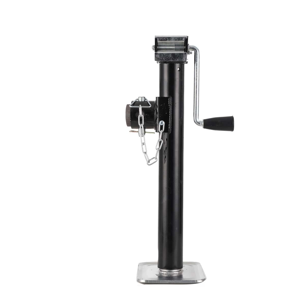2 Soportes para Remolque, Altura Ajustable, 53-90 cm, Soporte de Apoyo, Soporte de manivela, Soporte Pata Remolque, para caravanas, autocaravanas, Coches, Yates, remolques, Acero, Carga 800 kg
