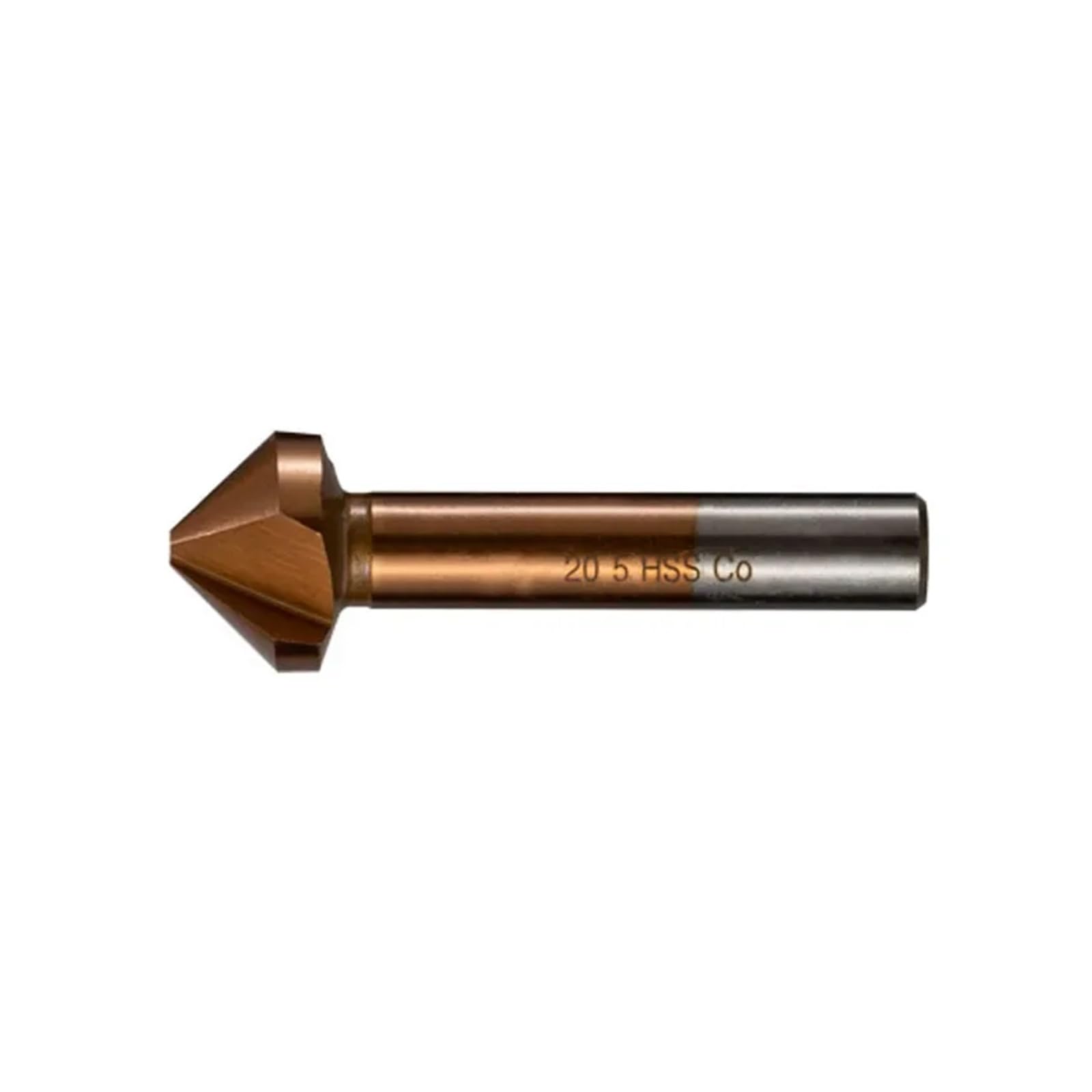Juego de Brocas avellanadas 3 Flautas, Herramienta desbarbado 90 Grados, 6, a 40 mm, for Hierro, Aluminio, Acero Inoxidable, Placa Metal(M35 TiALN,40mm)
