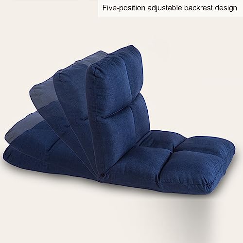 Chaise de sol pour lire dans la chambre avec dossier pliable