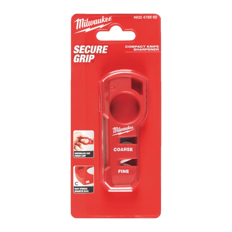 Milwaukee Afilador de cuchillos magnético rojo 4932478562