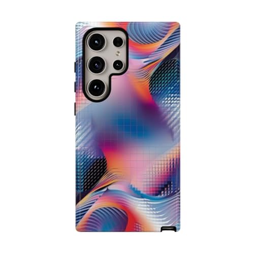 Coque Samsung S24 Ultra rigide pour éviter les rayures avec style abstrait coloré