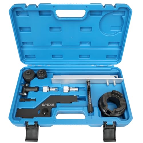 Image of DPTOOL Engine Camshaft Timing Tool Kit for Ford 2.0 2.3 EcoBoost Since 2019 | Crankshaft Damper Holder Balance Shaft Preload Tool VCT Solenoid Seal Installer 303-1685 303-1686 303-1687 303-1688 303-1689