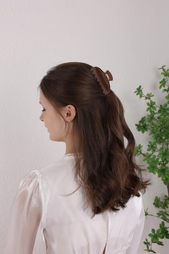 OideGuiing 4-Inch Acetate Claw Clip in Coffee Brown — view 4