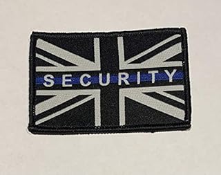 Thin Blue Line 'SECURITY' Badge (Hook & Loop)