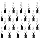 20 Pcs RC Karosserie Clips Deerc Ersatzteile mit Aufreißlaschen, Aluminiumlegierung und Stahl, Ersatzteile für 1/10, 1/12, 1/16 Ferngesteuerte Autogehäuse, Langlebig