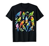 Photo Gallery colorful parrot watercolor maglietta Photo Gallery colorful parrot watercolor maglietta
