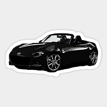Miata MX5 IV Black - Sticker Graphic - Decal Sticker Sticker