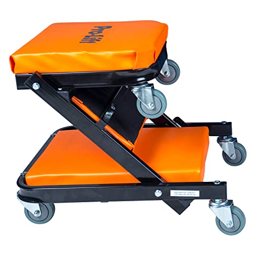 Image of Pro-LifT Foldable Z Creeper 2-in-1 Rolling Car Creeper & Seat, 40 inch