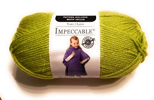 Loops & Threads Impeccable Yarn - 4.5 oz. - One Ball - Citron