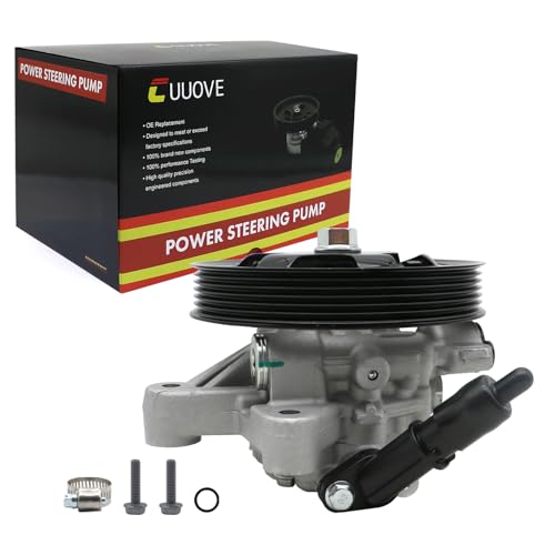 Image of 21-534 Power Steering Pump with Pulley Fits for 2011-2017 Honda Odyssey 2009-2015 Honda Pilot 2012-2014 Honda Ridgeline, OE Quality Power Assist Pump 96-665